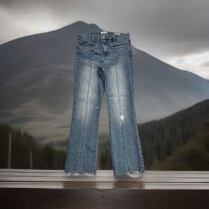 Sofia Vergara Aura High Rise Skinny Kick Boot Jeans 8 (30x27) Blue Stretch Women